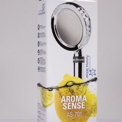 AS-701 suihkupää sisältää suodattimen ja sitruuna aromin c-vitamiini hoitaa kuivaa ihoa.