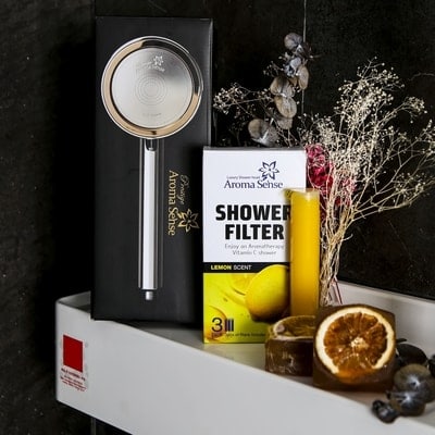 AS-Prestige Aroma Sense high pressure shower rose gold model