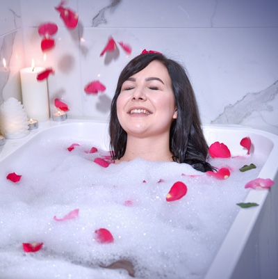 Aroma Sense shower head Rose aroma bath