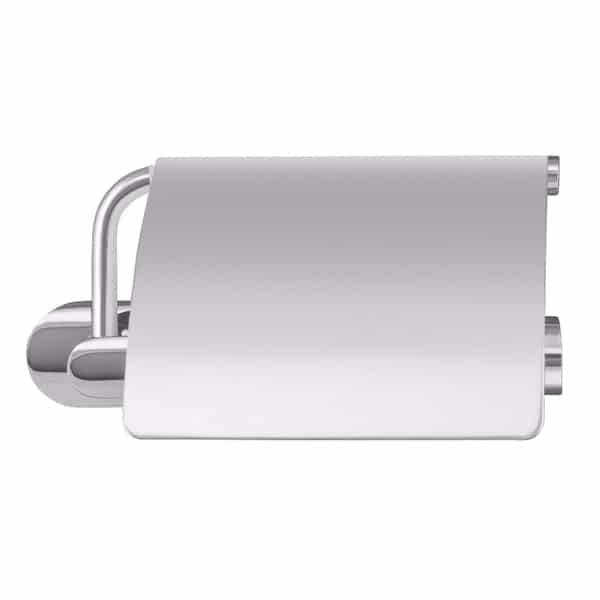 Rubineta ESTE toilet paper rack, deck.  Simple formatting combined with shape and practicality. Stainless steel. chromium.