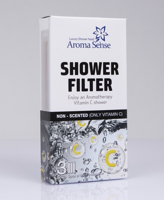 An aroma-free cartridge. A suitable choice for allergy sufferers who want other positive benefits of the cartridge. Aroma Sense for showering